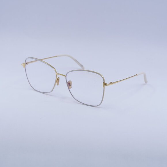 🕶️ New Tom Ford FT5906-B 025 Eyeglasses - Ivory/Gold Frame 55mm - Picture 1 of 8